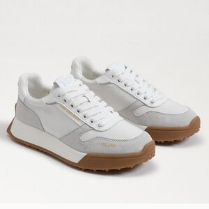 Sam Edelman Cream and Tan Sneakers